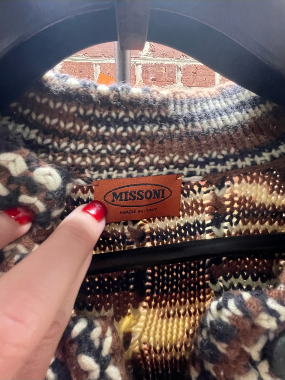 vintage Missoni knitted cardigan cashmere - Picture 2 of 13